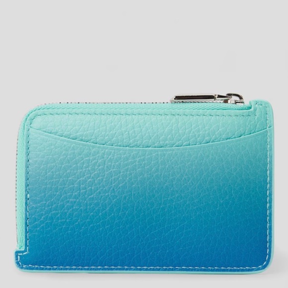 TIFFANY &Co🩵 100% Authentic TIFFANY Women's Zipped Logo Case Card Holder🩵 - Picture 2 of 7